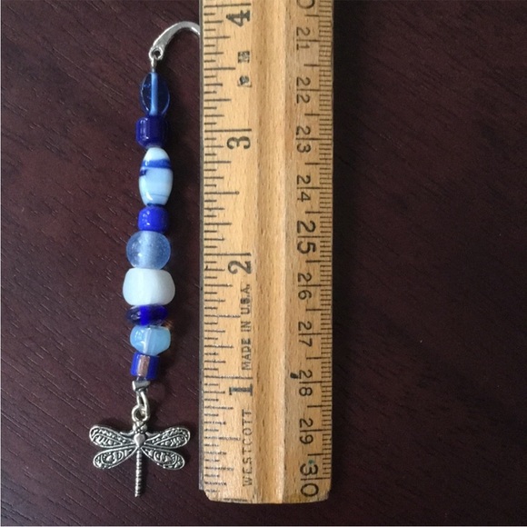 Beaded Charm Bookmark with Inspirational Pendant - Picture 4 of 9